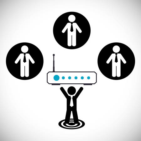 Internet digital design, vector illustration 10 eps graphicのイラスト素材