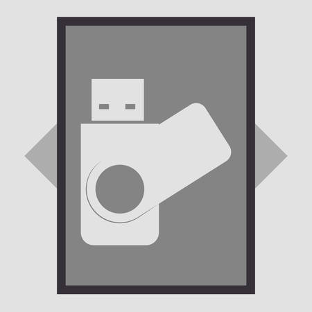 USB digital design, vector illustration 10 eps graphicのイラスト素材