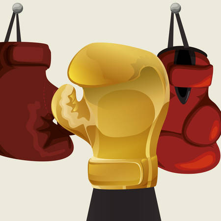 Boxing digital design, vector illustration 10 eps graphicのイラスト素材