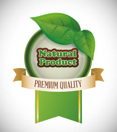 Natural product digital design, vector illustration 10 eps graphicのイラスト素材