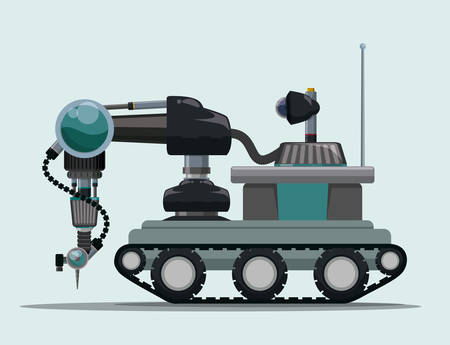 Robot digital design, vector illustration eps 10.のイラスト素材