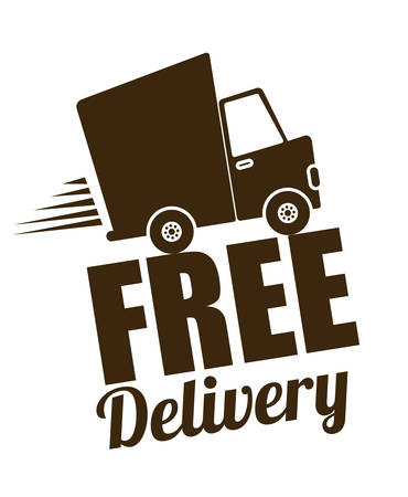 Free delivery design, vector illustration eps 10.のイラスト素材
