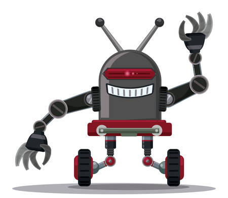 Robot digital design, vector illustration eps 10.のイラスト素材