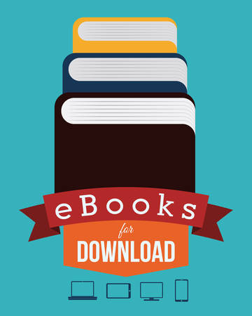 Ebook digital design, vector illustration eps 10.のイラスト素材