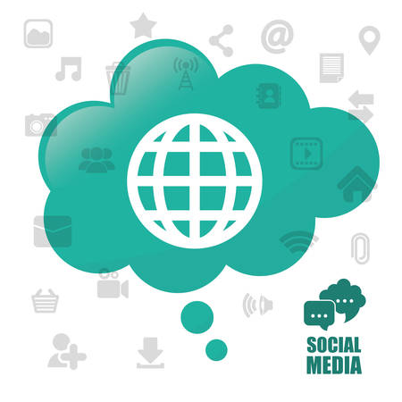 Social media design, vector illustration eps 10.のイラスト素材