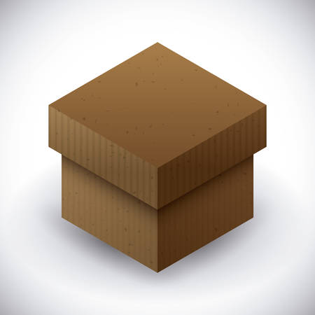 Delivery box design, vector illustration eps 10.のイラスト素材