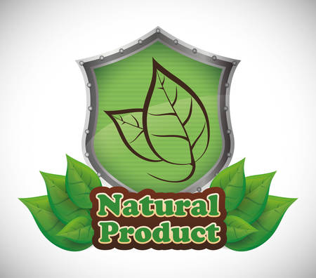 Natural product digital design, vector illustration 10 eps graphicのイラスト素材