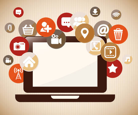 Social media design, vector illustration eps 10.のイラスト素材