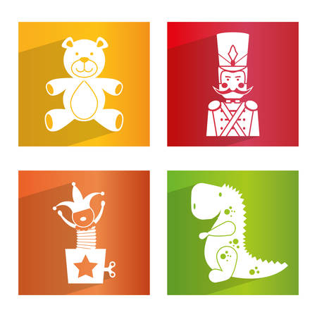 Baby toys design, vector illustration eps 10.のイラスト素材