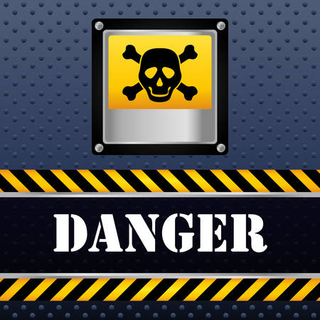 Warning sign digital design, vector illustration graphicのイラスト素材