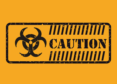 Warning sign digital design, vector illustration graphicのイラスト素材