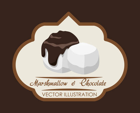 Chocolate digital design, vector illustration 10 eps graphicのイラスト素材