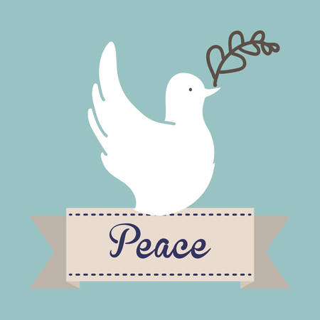 Peace digital design, vector illustration graphicのイラスト素材