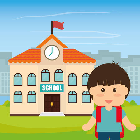 Back to school digital design, vector illustration 10 eps graphicのイラスト素材