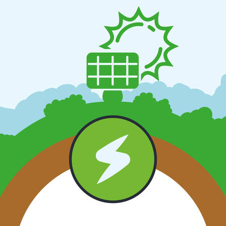 Eco  digital design, vector illustration 10 eps graphicのイラスト素材