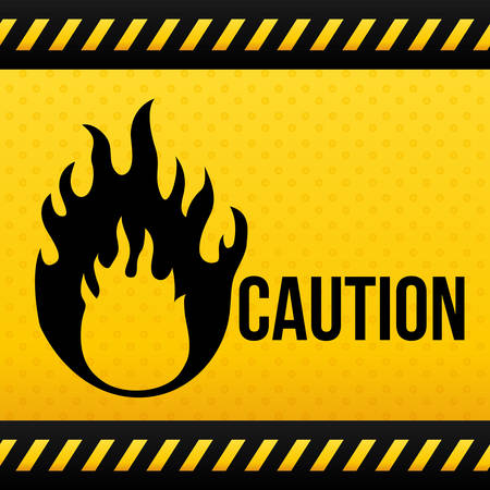 Warning sign digital design, vector illustration 10 eps graphicのイラスト素材