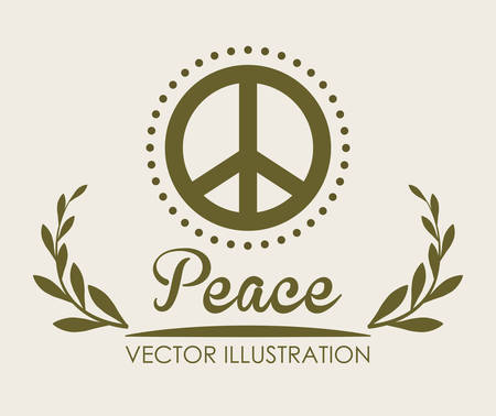Peace digital design, vector illustration 10 eps graphicのイラスト素材