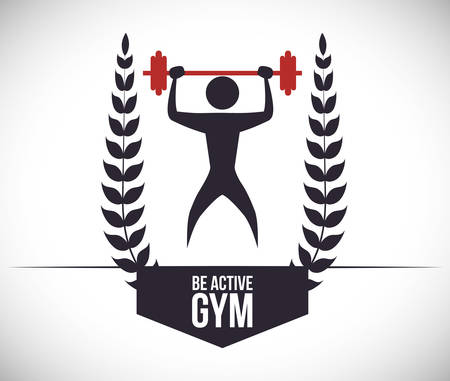 Be Active digital design, vector illustration 10 eps graphicのイラスト素材