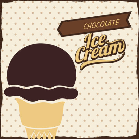 Chocolate digital design, vector illustration 10 eps graphicのイラスト素材