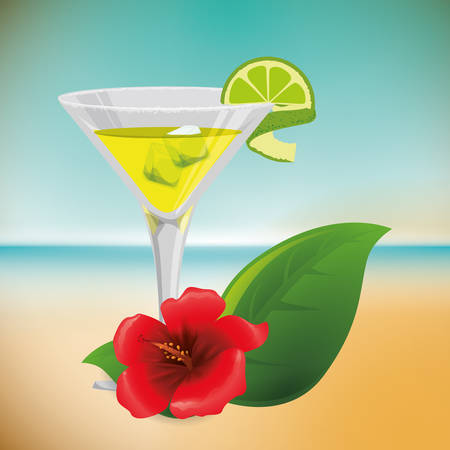 Summertime digital design, vector illustration 10 eps graphicのイラスト素材