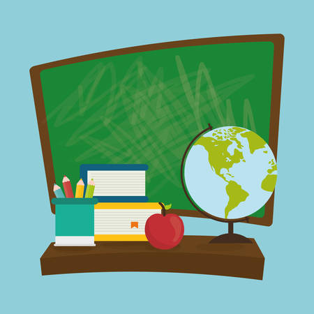 Back to school digital design, vector illustration  graphicのイラスト素材