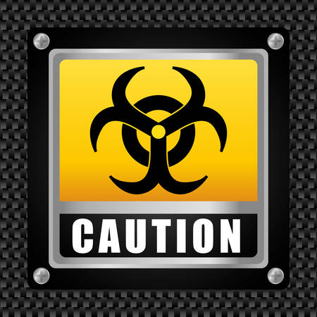 Warning sign digital design, vector illustration  graphicのイラスト素材