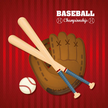 Baseball sport design, vector illustration eps 10.のイラスト素材