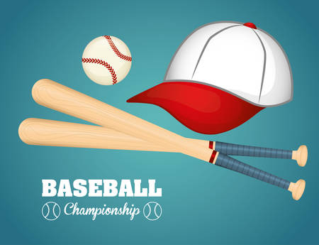 Baseball sport design, vector illustration eps 10.のイラスト素材