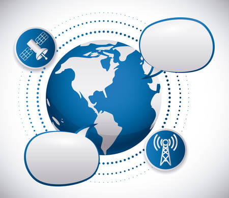 Digital communication design, vector illustration eps 10.のイラスト素材