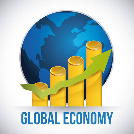 Global economy design, vector illustration eps 10.のイラスト素材
