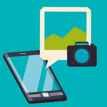 Mobile Phone digital design, vector illustration 10 eps graphicのイラスト素材