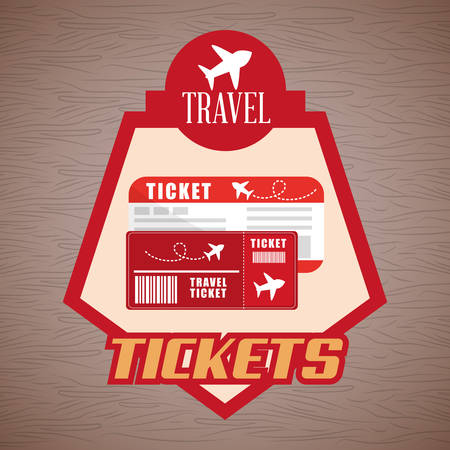 airplane tickets digital design, vector illustration 10 eps graphicのイラスト素材