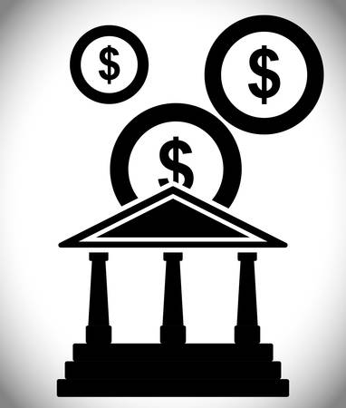 Bank digital design, vector illustration 10 eps graphicのイラスト素材