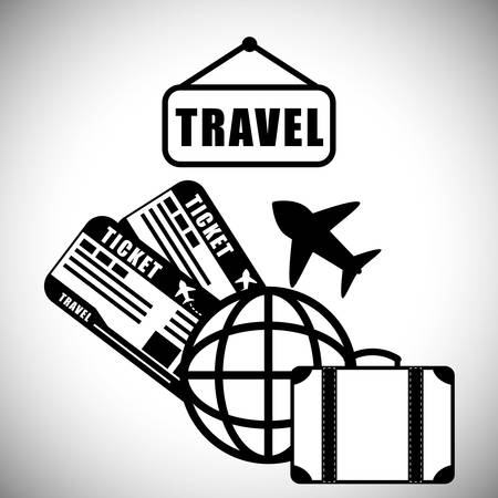 isolated travel design, vector illustration 10 eps graphicのイラスト素材