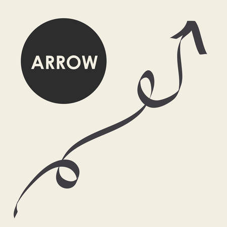 Arrow digital design, vector illustration 10 eps graphic