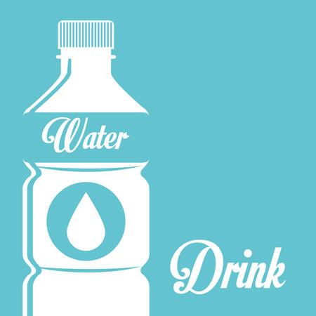 water bottle concept, vector illustrationのイラスト素材