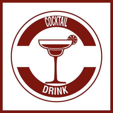 type of drink and his respective glass concept, vector illustration  のイラスト素材