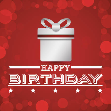 Happy Birthday concept with party icons design, vector illustration 10 eps graphic.のイラスト素材