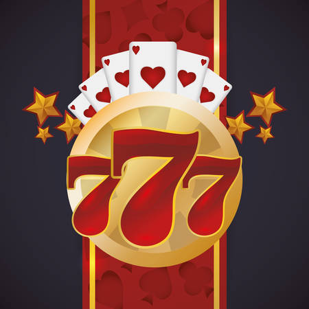 Las Vegas concept with casino icons design, vector illustration  graphic.のイラスト素材