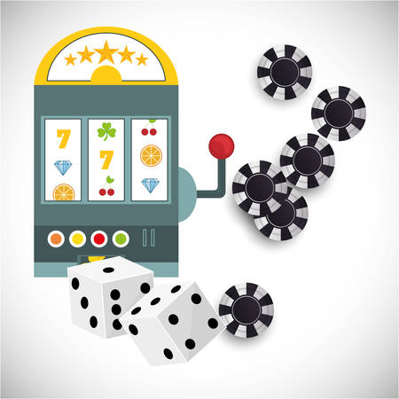 Las Vegas concept with casino icons design, vector illustration graphic.のイラスト素材
