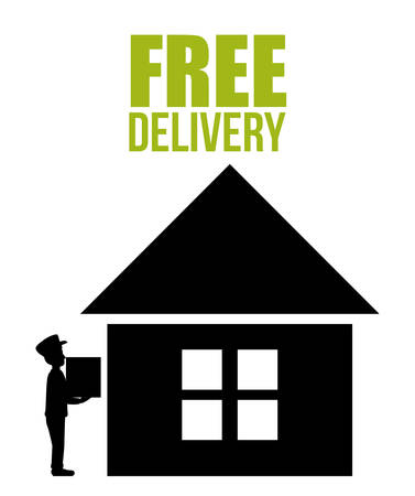 delivery concept shipping icons design, vector illustration 10 eps graphic.のイラスト素材