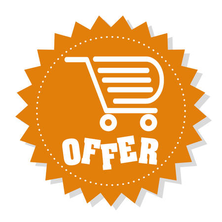 Special offer concept label with sale icons, vector illustration graphic.のイラスト素材