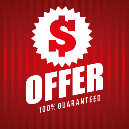 Special offer concept label with sale icons, vector illustration graphic.のイラスト素材