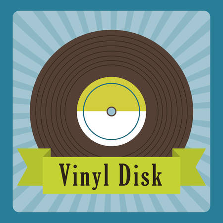Retro objects and vintage media design, vector illustrationのイラスト素材