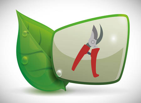 Gardening concept with natural icons design, vector illustration 10 eps graphic.のイラスト素材