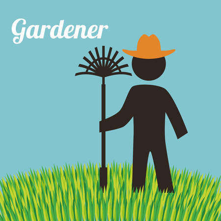 Gardening concept with natural icons design, vector illustration 10 eps graphic.のイラスト素材