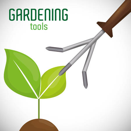 Gardening concept with natural icons design, vector illustration 10 eps graphic.のイラスト素材