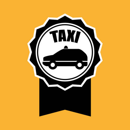Taxi concept with service icon designのイラスト素材