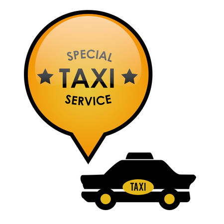 Taxi concept with service icon design, vector illustration 10 eps graphic.のイラスト素材