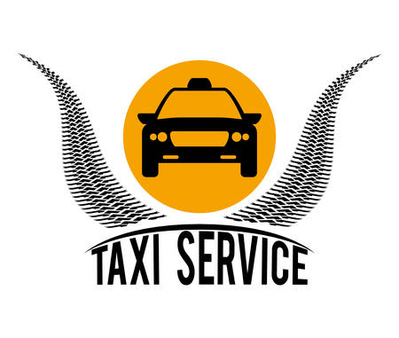 Taxi concept with service icon design, vector illustration 10 eps graphic.のイラスト素材